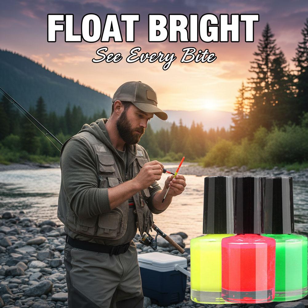 طلاء ذيل عوامة الصيد الفلورسنت - مراجعة Quality Fishing Equipment وسعره