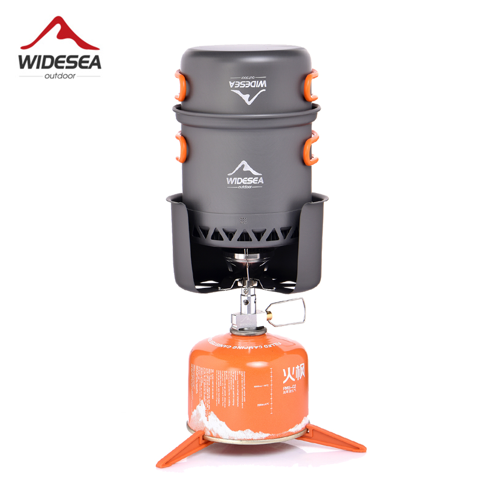 Widesea التخييم مجموعة الطبخ ع - مراجعة Fishing Equipment Kitchener وسعره