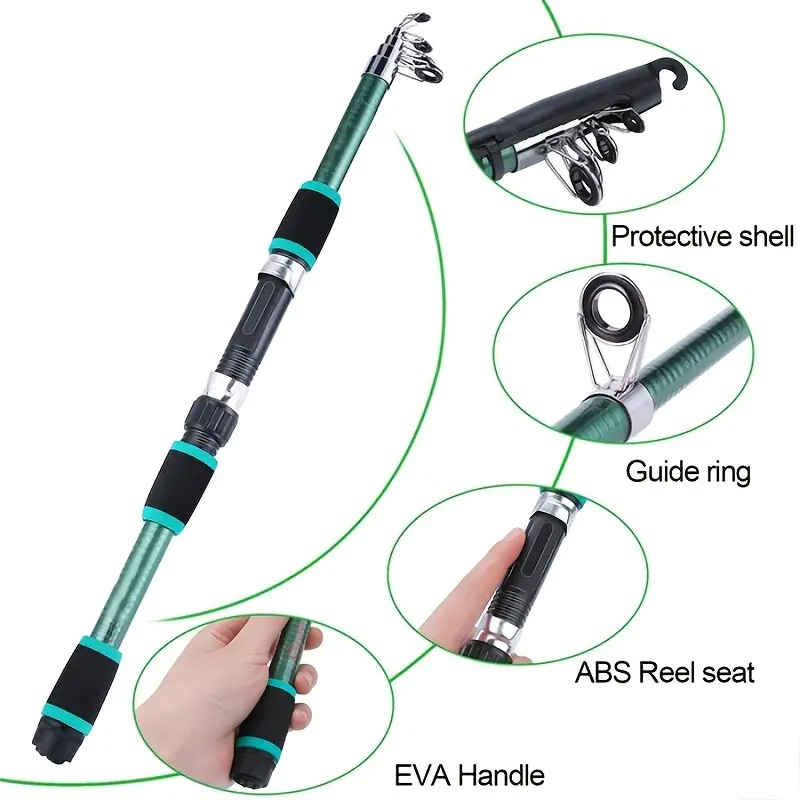 طقم صيد تلسكوبي للسفر من BRAVM - مراجعة Fishing Equipment Online وسعره
